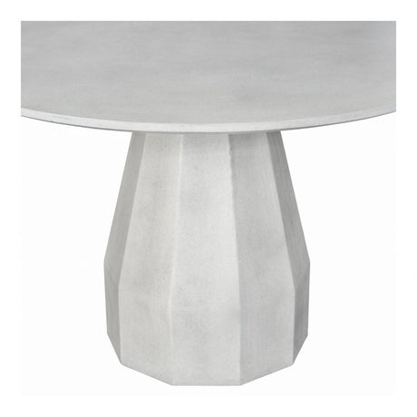 Templo Outdoor Dining Table Antique White by Moe's Home at Eve Furniture