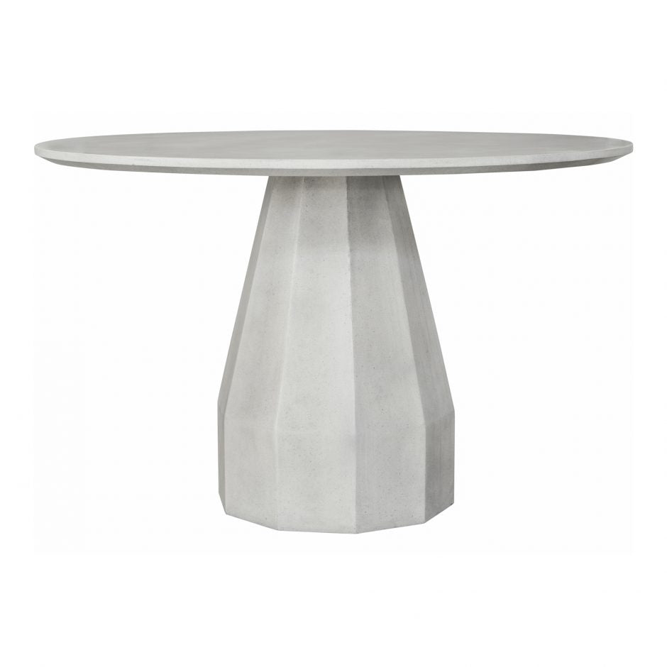 Templo Outdoor Dining Table Antique White by Moe's Home at Eve Furniture