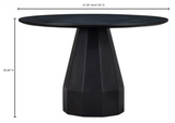 Templo Outdoor Dining Table - Black by Moe's Home at Eve Furniture
