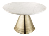 Tempo Marble Coffee Table by TOV Furniture at Eve Furniture