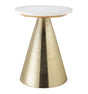 Tempo Marble Side Table by TOV Furniture at Eve Furniture