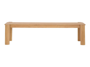 Tempo Natural Outdoor Dining Bench by Moe's Home at Eve Furniture