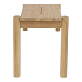 Tempo Outdoor Dining Bench Natural by Moe's Home at Eve Furniture