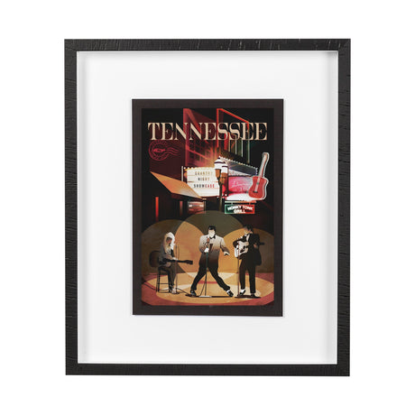 Tennessee Go USA (M) by Mercana Studio a Framed Art Print Matted under Glass by Mercana at Eve Furniture