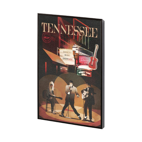 Tennessee Go USA (SM) by Mercana Studio a Hand Embellished Decograph Framed Art Print by Mercana at Eve Furniture
