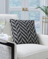 Tenslock Next-Gen Nuvella Black/White Pillow (Set of 4) by Ashley at Eve Furniture