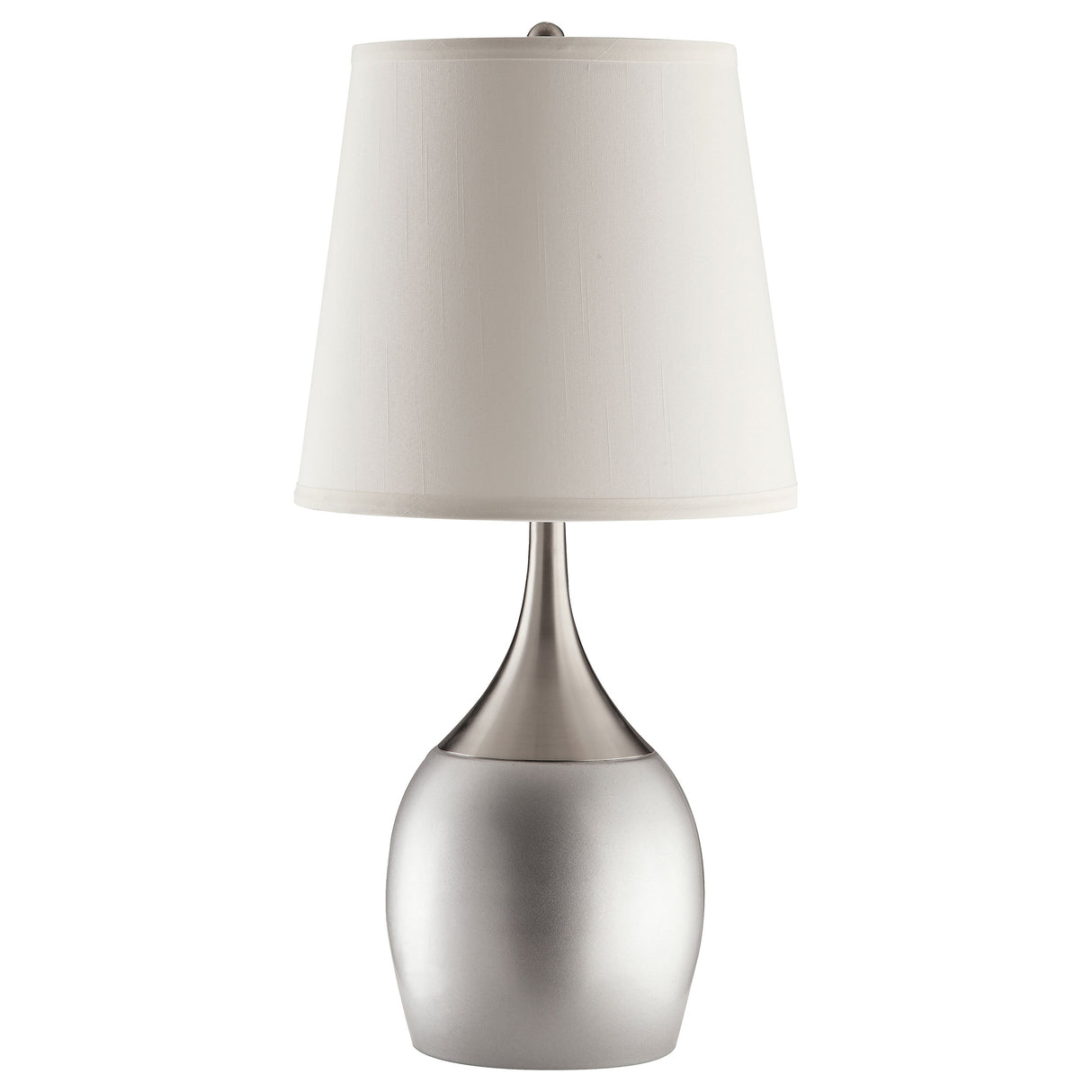 Tenya 24-inch Empire Shade Urn Table Lamp Silver (Set of 2) by Coaster at Eve Furniture