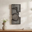 Teo Charcoal Wall Sculpture by MOES at Eve Furniture
