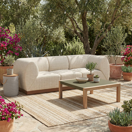Teras Gray Outdoor Coffee Table by Zuomod at Eve Furniture
