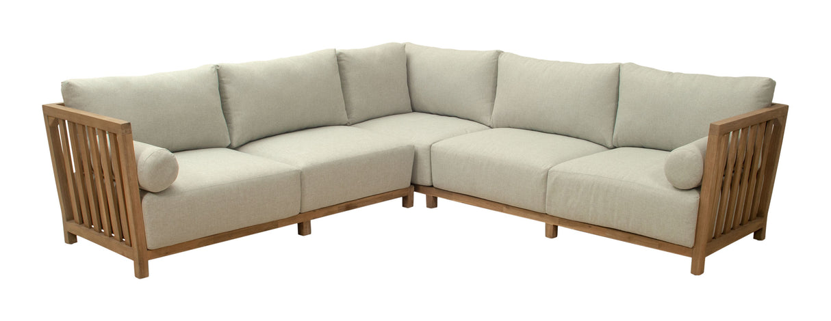 Teras Gray Outdoor Sectional by Zuomod at Eve Furniture