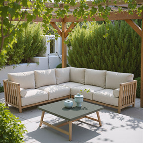 Teras Gray Outdoor Sectional by Zuomod at Eve Furniture
