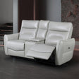 Terentius Taupe Power Loveseat by Furniture of America at Eve Furniture