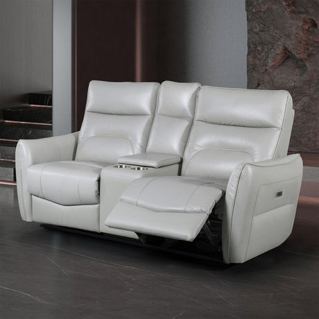 Terentius Taupe Power Loveseat by Furniture of America at Eve Furniture