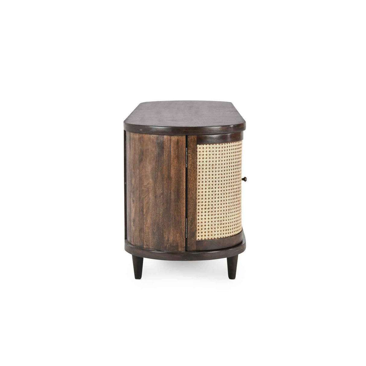Teresa 4 Door Buffet - Walnut/Natural Brown by Classic Home at Eve Furniture