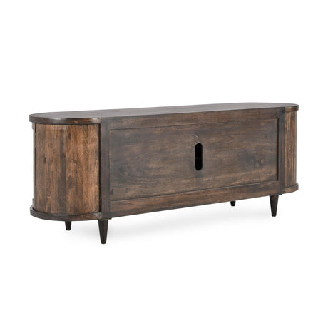 Teresa 4 Door Buffet - Walnut/Natural Brown by Classic Home at Eve Furniture