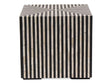 Terning Black/White Side Table