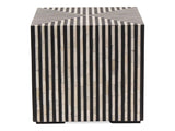 Terning Black/White Side Table