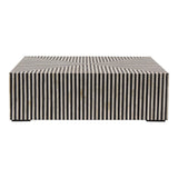Terning Coffee Table Black and White by Moe's Home at Eve Furniture