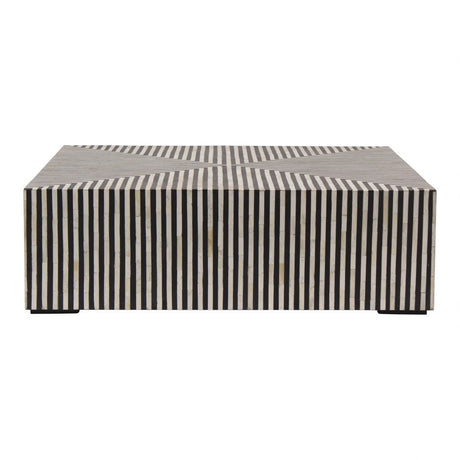 Terning Coffee Table Black and White by Moe's Home at Eve Furniture