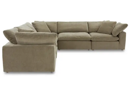 Terra Classic L-Shaped Modular Sectional Desert Sage by Moe's Home at Eve Furniture