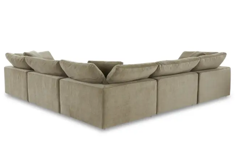 Terra Classic L-Shaped Modular Sectional Desert Sage by Moe's Home at Eve Furniture
