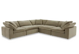 Terra Classic L-Shaped Modular Sectional Desert Sage by Moe's Home at Eve Furniture