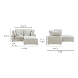 Terra Coastside Sand Condo Nook Modular Sectional by Moe's Home at Eve Furniture