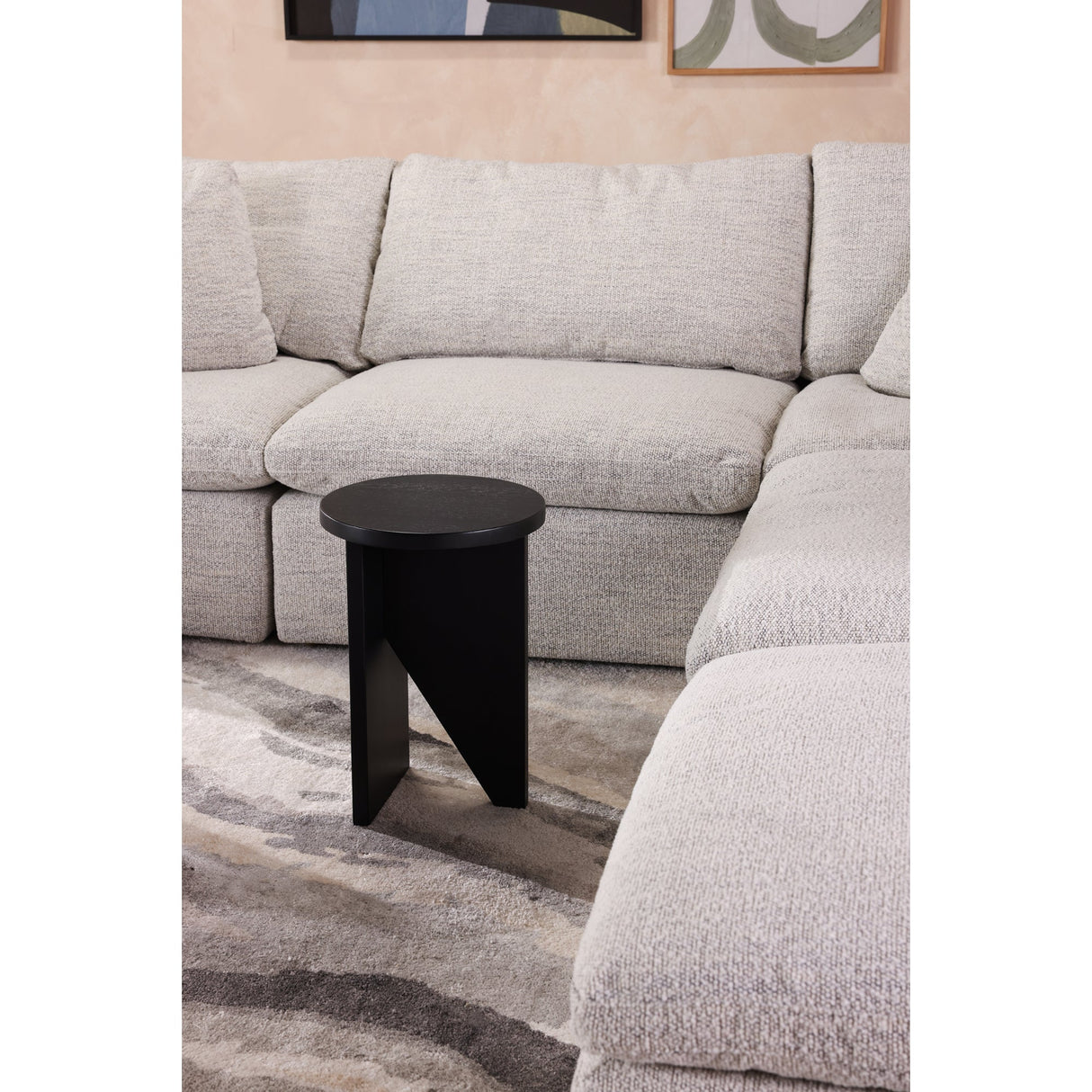 Terra Coastside Sand Condo Slipper Chair by Moe's Home at Eve Furniture
