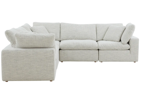 Terra Condo Classic L-Shaped Modular Sectional Coastside Sand by Moe's Home at Eve Furniture