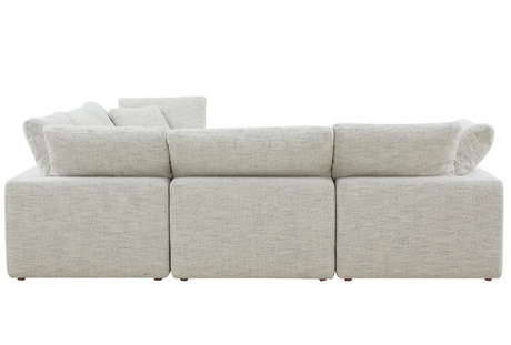 Terra Condo Classic L-Shaped Modular Sectional Coastside Sand by Moe's Home at Eve Furniture
