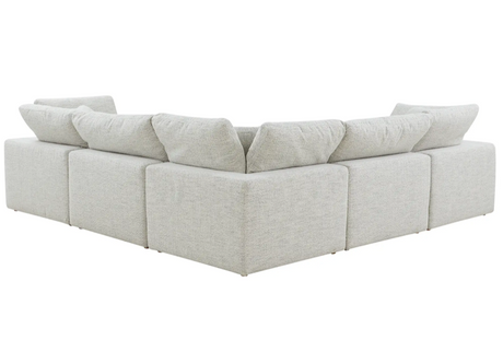 Terra Condo Classic L-Shaped Modular Sectional Coastside Sand by Moe's Home at Eve Furniture