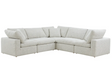 Terra Condo Classic L-Shaped Modular Sectional Coastside Sand by Moe's Home at Eve Furniture