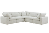 Terra Condo Classic L-Shaped Modular Sectional Coastside Sand by Moe's Home at Eve Furniture