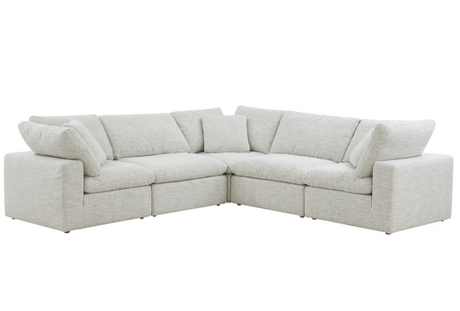Terra Condo Classic L-Shaped Modular Sectional Coastside Sand by Moe's Home at Eve Furniture