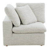 Terra Condo Corner Chair Coastside Sand by Moe's Home at Eve Furniture