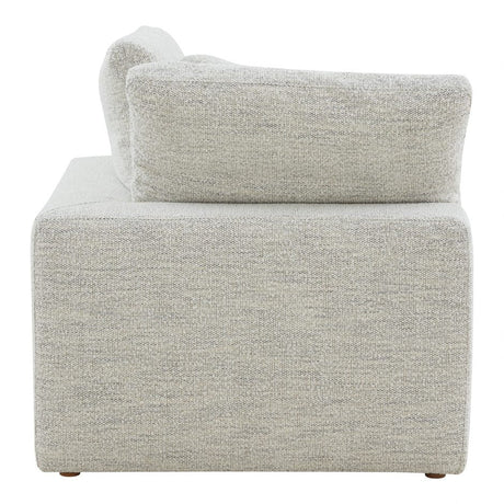 Terra Condo Corner Chair Coastside Sand by Moe's Home at Eve Furniture
