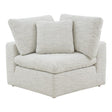 Terra Condo Corner Chair Coastside Sand by Moe's Home at Eve Furniture