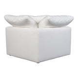 Terra Condo Corner Chair Cream White by Moe's Home at Eve Furniture