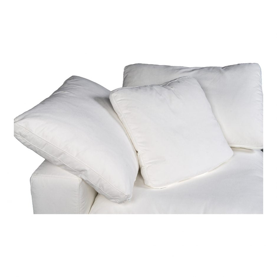 Terra Condo Corner Chair Cream White by Moe's Home at Eve Furniture