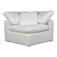 Terra Condo Corner Chair Cream White by Moe's Home at Eve Furniture