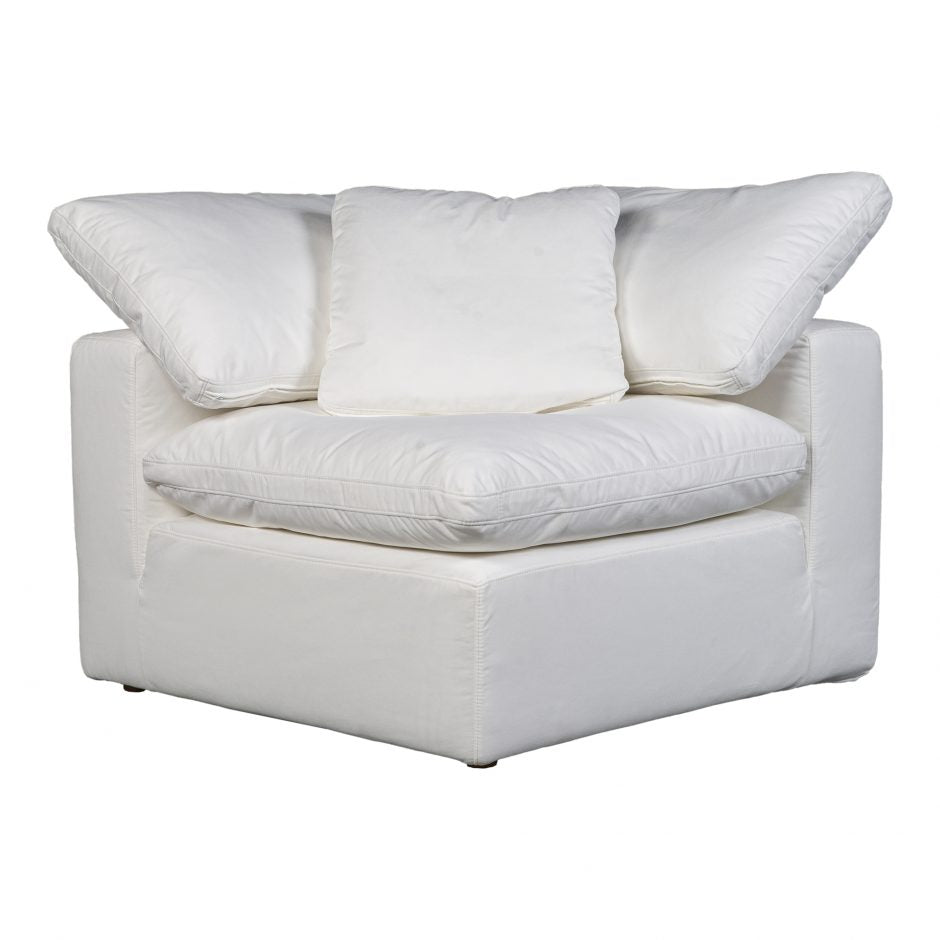 Terra Condo Corner Chair Cream White by Moe's Home at Eve Furniture