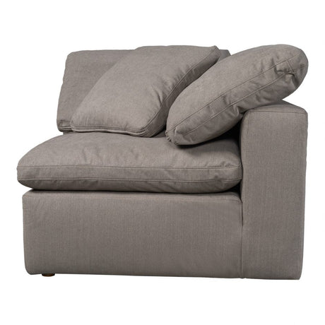 Terra Condo Corner Chair Light Grey by Moe's Home at Eve Furniture