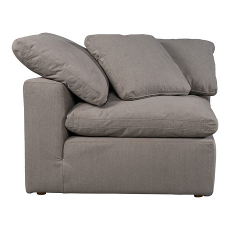 Terra Condo Corner Chair Light Grey by Moe's Home at Eve Furniture