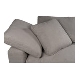 Terra Condo Corner Chair Light Grey by Moe's Home at Eve Furniture
