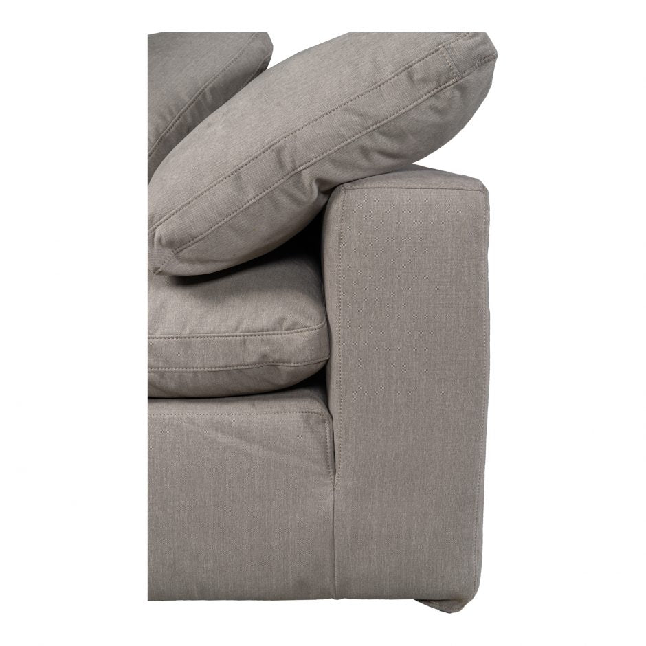 Terra Condo Corner Chair Light Grey by Moe's Home at Eve Furniture