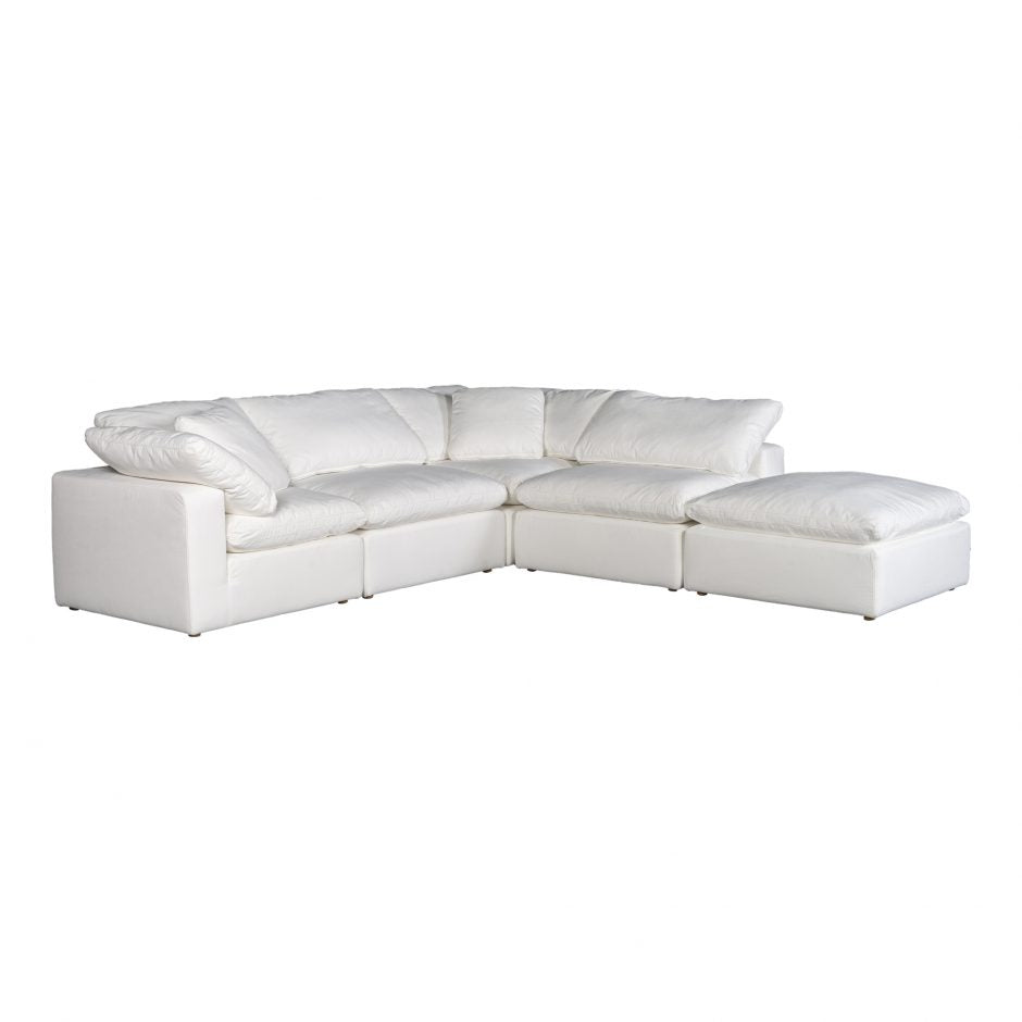 Terra Condo Dream Modular Sectional Cream White by Moe's Home at Eve Furniture