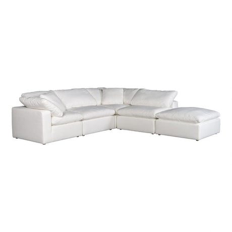 Terra Condo Dream Modular Sectional Cream White by Moe's Home at Eve Furniture