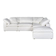 Terra Condo Dream Modular Sectional Cream White by Moe's Home at Eve Furniture