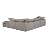 Terra Condo Dream Modular Sectional Light Grey by Moe's Home at Eve Furniture