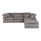 Terra Condo Dream Modular Sectional Light Grey by Moe's Home at Eve Furniture